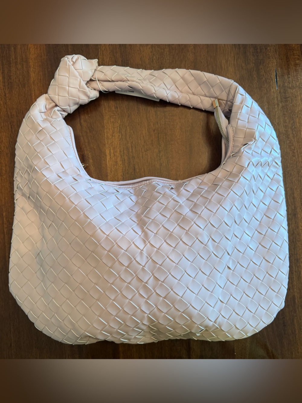 RARE Anthropologie Melie Bianco Brigitte Large Woven Hobo Bag Lilac NWT